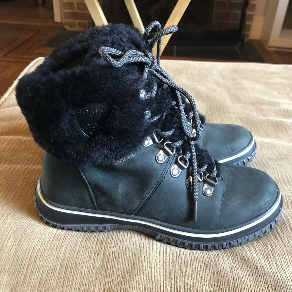 Pajar Canada Galat Winter Waterproof Shearling Boots 37/6.5.